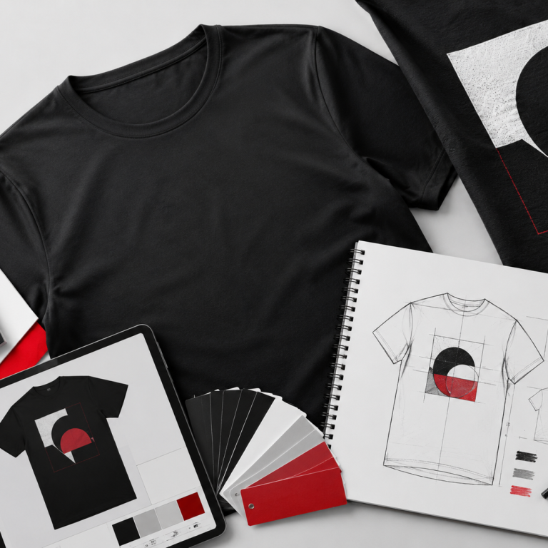 Diseño, logotipo o idea para camisetas Diseño de camisetas personalizadas a partir de logotipos, bocetos e ideas para estampar en prendas textiles