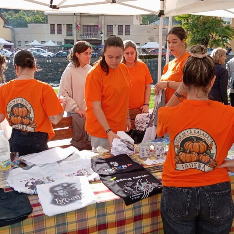 Camisetas para eventos y asociaciones Camisetas personalizadas para eventos y asociaciones con diseño de la Feria de la Calabaza de Igüeña