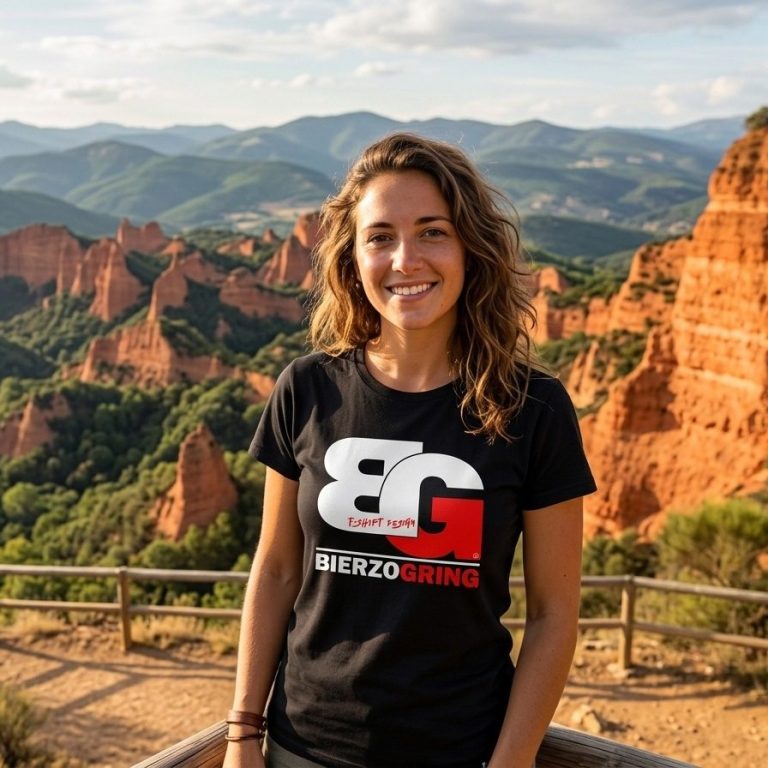 Sudadera personalizada de Bierzogring en Ponferrada Persona con sudadera personalizada de Bierzogring como ejemplo de personalización textil en Ponferrada